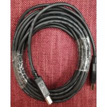 USB 2.0 A-B kaapeli, musta 4,5m