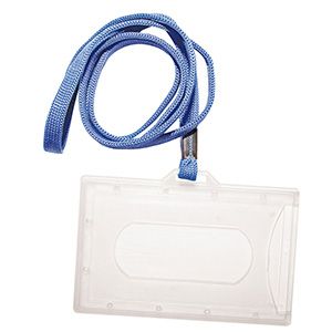 Henkilökorttikotelo kaulanauhalla 92mm x 59mm