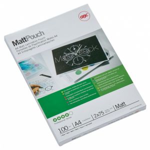 LAMINOINTITASKUT A4 2x75 mic MATTA, 100 KPL