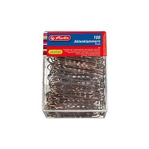 Paperiliitin (klemmari) 75 mm kuparoitu 100 kpl