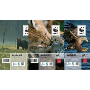 Avolehtiö WWF A4/70, 7x7mm ruudut