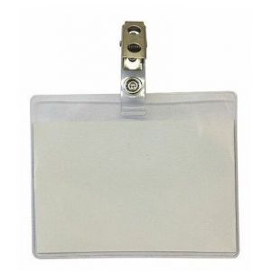 Nimikorttikotelo 70x100 mm klipsillä, 100 kpl