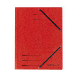 Herlitz kulmalukkokansio A4, kartonki, punainen 25 kpl