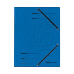 Herlitz kulmalukkokansio A4, kartonki, sininen 25 kpl