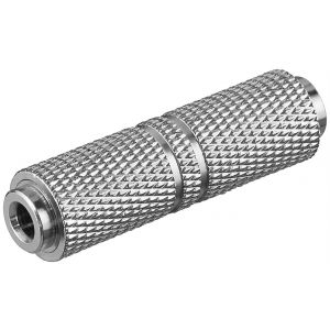 Kuulokesovitin, 3,5 mm:n liitin, naaras-naaras, metalliversio