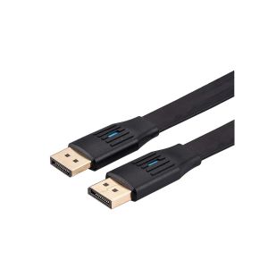 DisplayPort-kaapeli litteä, uros - uros, 8K / 60 Hz, 1m