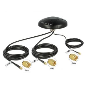 Navilock Multiband GNSS Galileo SMA Antenni monisuuntainen kattoasennus ulkokäyttöön
