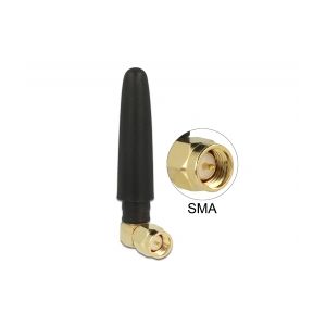 Delock WLAN 802.11 b/g/n antenni SMA plug 90° 2 dBi omnidirectional