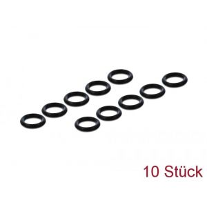 Navilock O-rengas silikoni M8 6 pin liittimeen musta 10 kpl