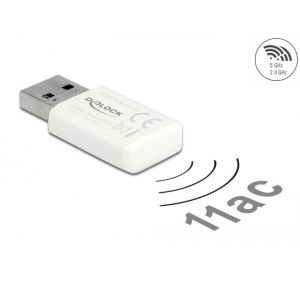 Delock USB 3.0 Dual Band WLAN ac/a/b/g/n 867 + 300 Mbps adapteri