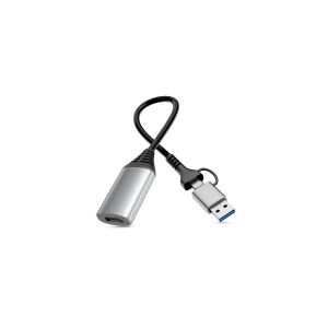 USB-HDMI-sovitin, USB-C- ja USB-A-HDMI
