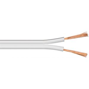 Kaiutinkaapeli CU kupari 2 x 1.5 mm² valkoinen 10m