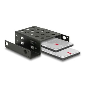 Delock asennuskehikko 2 x 2,5" HDD/SSD - 5,25" paikkaan