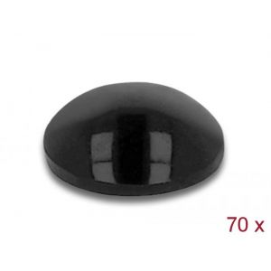"Kumitassu" itseliimautuva 8 x 3mm musta 70 kpl