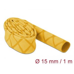 Delock Kutisteletku X-kuvio, liukumaton, 1 m x 15 mm, keltainen