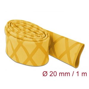 Delock Kutisteletku X-kuvio, liukumaton, 1 m x 20 mm, keltainen