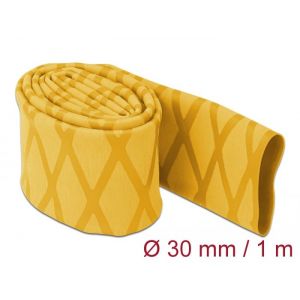 Delock Kutisteletku X-kuvio, liukumaton, 1 m x 30 mm, keltainen