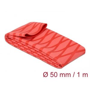 Delock Kutisteletku X-kuvio, liukumaton, 1 m x 50 mm, punainen