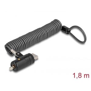 Navilock kannettavan tietokoneen turvakaapeli USB Type-A -porttiin avainlukolla