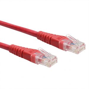 Roline ethernetkaapeli Cat6 U/UTP punainen 1m