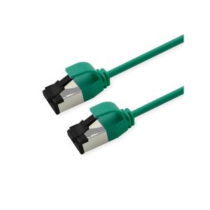Cat 8.1 U/FTP SLIM PoE ethernetkaapeli 1,00 m, vihreä