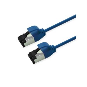 Cat 8.1 U/FTP SLIM ethernetkaapeli 0,15 m, sininen
