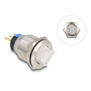 Delock kääntökytkin 22 mm 3 x juotosliitäntä