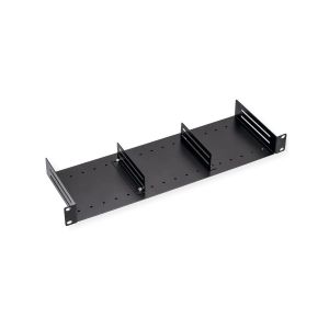 19" räkkihylly, 1U, 2 säädettävää jakajaa
