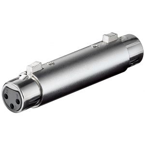 XLR 3-pin naaras XLR 3-pin naaras adapteri