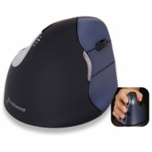 Evoluent  VerticalMouse 4 pystyhiiri oikeakätiselle Langaton musta/hopea