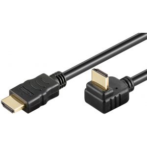 High Speed HDMI-kaapeli kulmalla, 3m