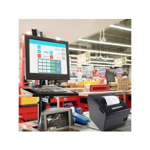 Thermal POS-kuittitulostin automaattisella leikkurilla, USB/kassaliitäntä 80mm