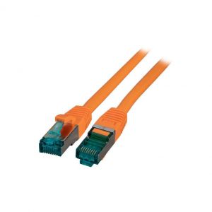 Ethernetkaapeli CAT 6A S/FTP (PiMF), 500 MHz, oranssi 40m