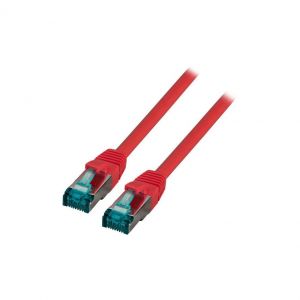 Ethernetkaapeli CAT 6A S/FTP (PiMF), 500 MHz, punainen 40m