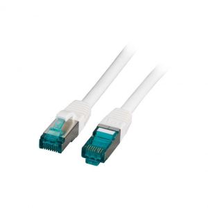 Ethernetkaapeli CAT 6A S/FTP (PiMF), 500 MHz, valkoinen 50m