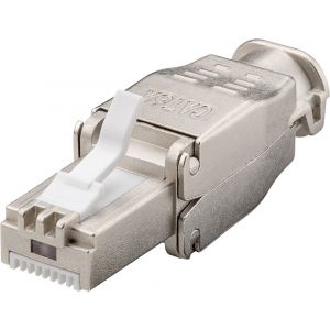 Cat.6A RJ45 pikaliitin (AWG22, AWG23 ja AWG24) suojattu