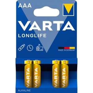 Varta Longlife LR03/AAA (Micro) paristo 4kpl
