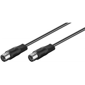 DIN 5-pin (midi) uros - uros kaapeli 1,5m