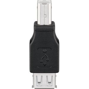 USB 2.0 adapteri naaras A - USB 2.0 uros B