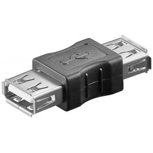 USB 2.0 jatkoadapteri (uros A - naaras A)