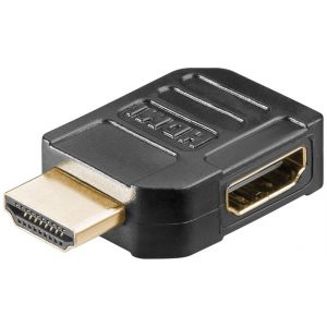 HDMI naaras - HDMI uros kulma adapteri