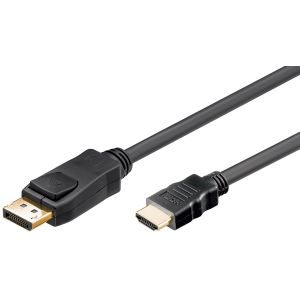 Displayport - HDMI kaapeli 4K 60Hz 2m