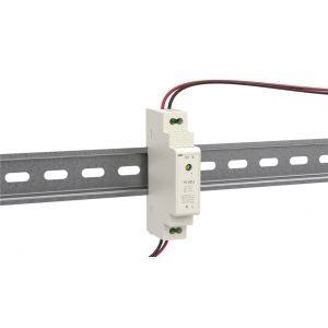 DIN-kiskoon virtalähde 12V, 1,25A, 15W