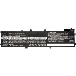 CoreParts 69,3Wh Dell Li-Pol 11.55V 6000mAh akku