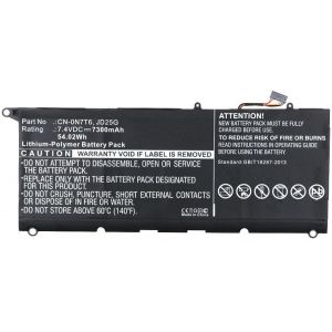 CoreParts 40Wh Dell Li-Pol 7.4V 5400mAh akku