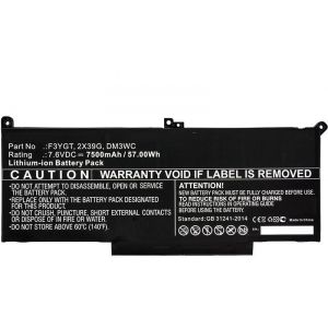 CoreParts 44Wh Dell 4 Cell Li-ion 7.6V 5.8Ah akku