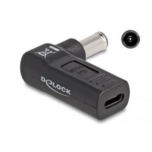 Latausadapteri USB Type-C™ naaras Sonylle 6,0 x 4,3 mm uros 90° kulmassa