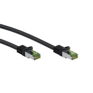 Cat 8.1 S/FTP LSZH kaapeli 0,25 m, musta