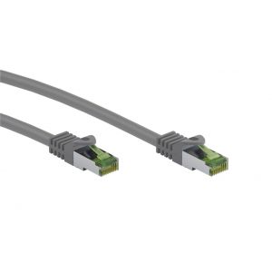 Cat 8.1 S/FTP LSZH kaapeli 0,25 m, harmaa