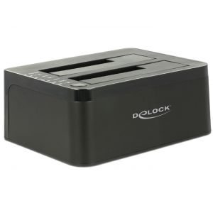 Delock USB 3.0 2 x 2,5"/3,5" HDD/SSD telakka
